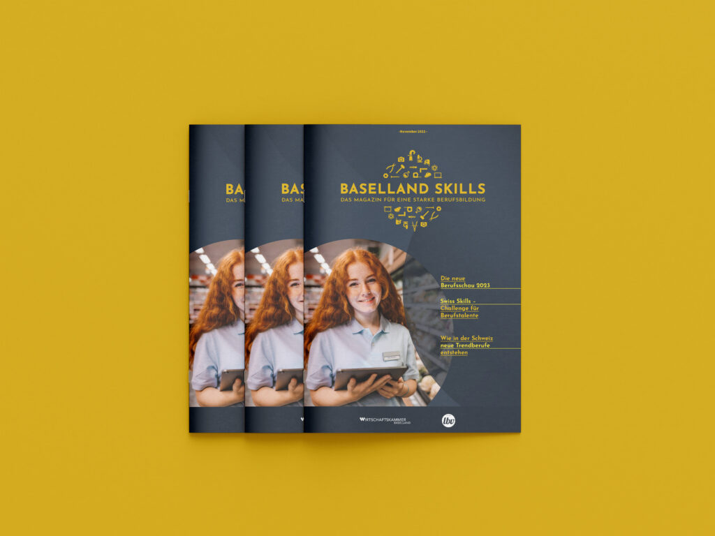Grafikdesign Magazin Baselland Skills – Marco Pendt