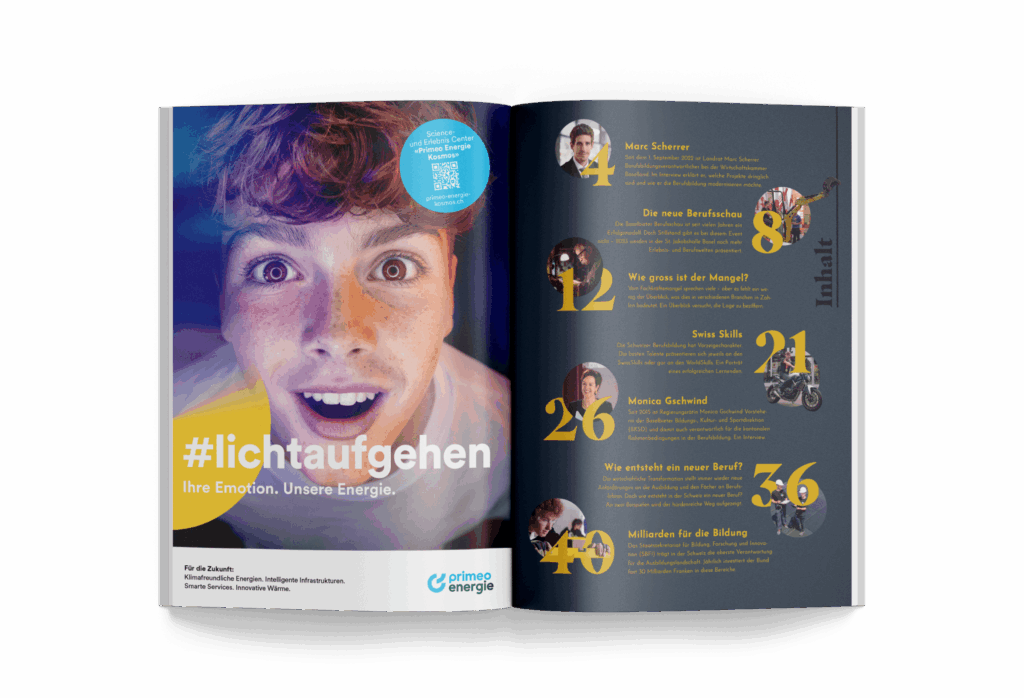 Grafikdesign Magazin Baselland Skills – Marco Pendt