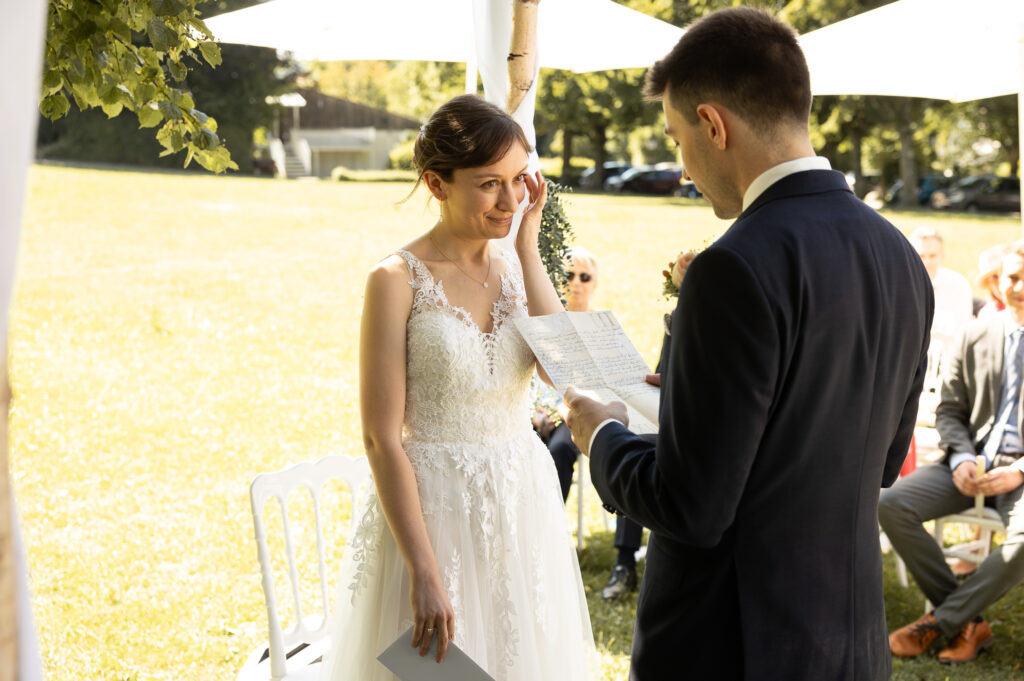 Hochzeit Inzlinger Wasserschloss – Trauung