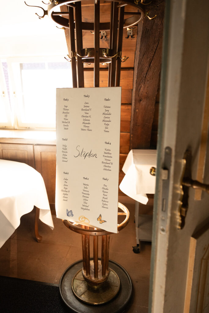 Hochzeit Inzlinger Wasserschloss – Dinner und Party