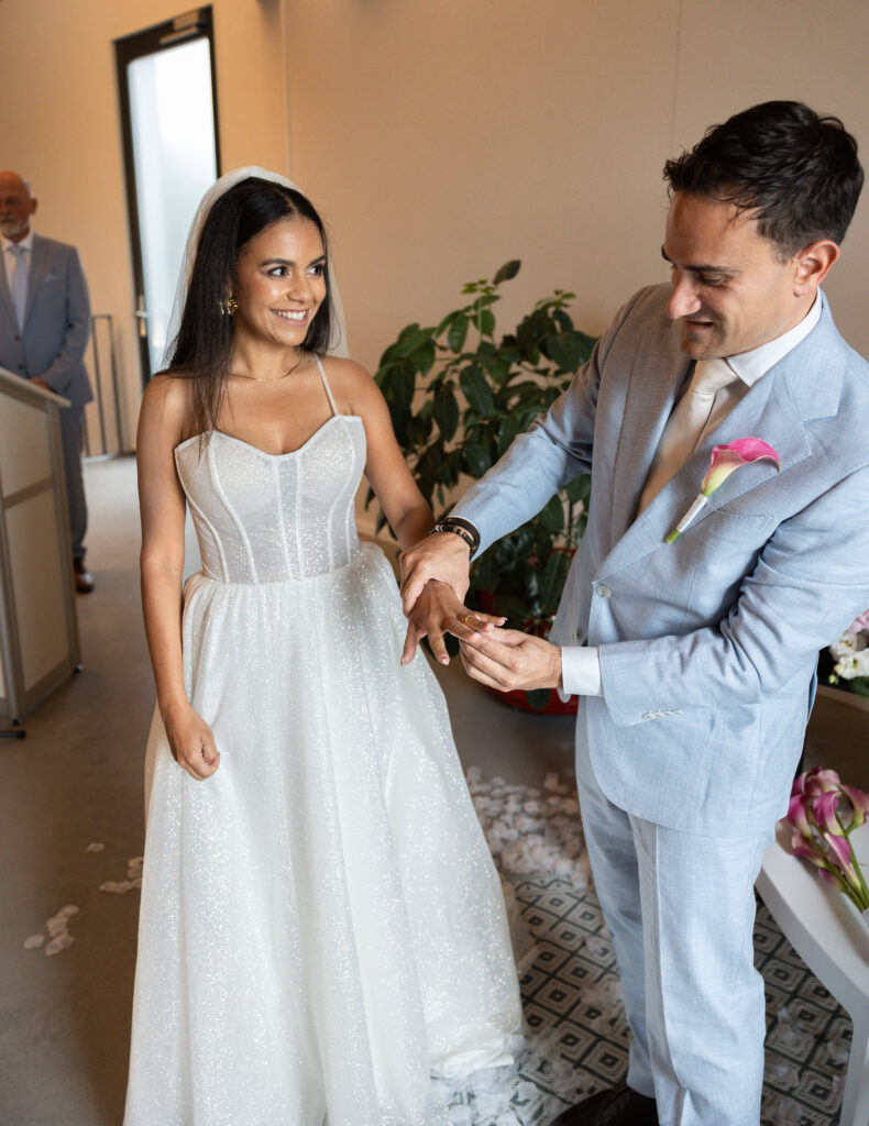 Hochzeit Lettenpark Zürich – Trauung