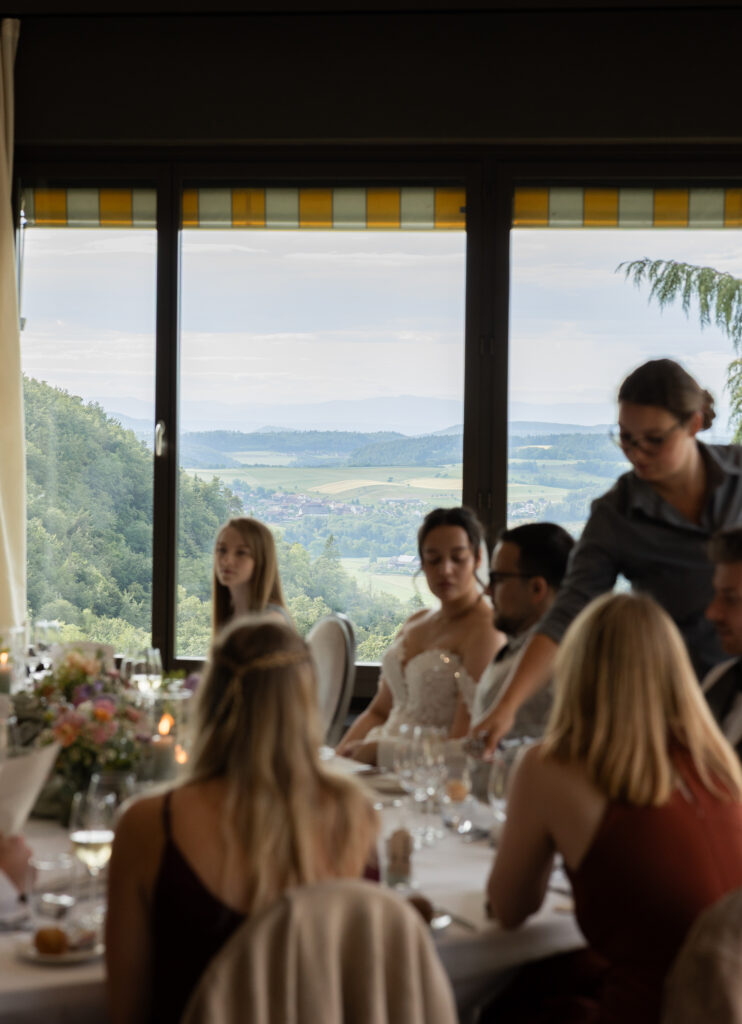 Hochzeit Quellhotel Bad Ramsach – Apero und Dinner